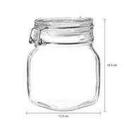 POTE HERMÉTICO 750 ML FIDO I - INCOLOR/CROMADO - Foto 6