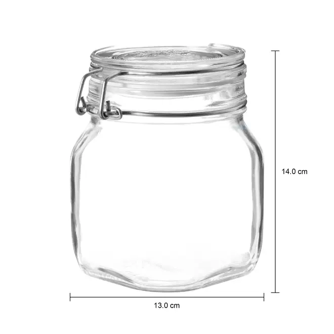POTE HERMÉTICO 750 ML FIDO I - INCOLOR/CROMADO - Foto 6