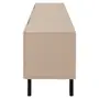 RACK 2 PORTAS/2 GAVETAS 1,90 M X 40 CM POINT - CAMELO/PRETO - Foto 5