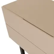 RACK 2 PORTAS/2 GAVETAS 1,90 M X 40 CM POINT - CAMELO/PRETO - Foto 7