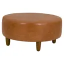 COURO NOZES - PUFF REDONDO 72 CM WESTERN