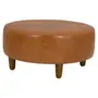 COURO NOZES - PUFF REDONDO 72 CM WESTERN