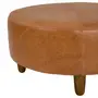 PUFF REDONDO 72 CM WESTERN - COURO NOZES - Foto 3