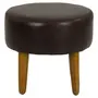 COURO PRETO - PUFF WESTERN