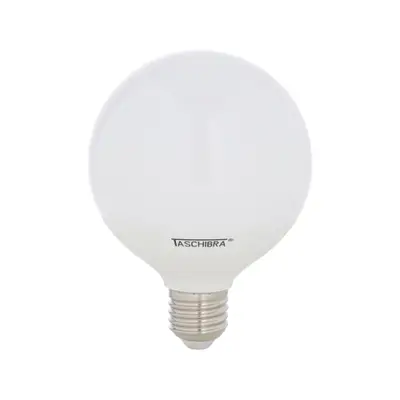 LÂMPADA LED GLOBO 100 9,5W E27 127 220V LUZ AMARELA TASCHIBRA