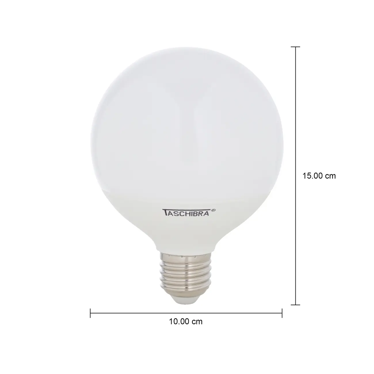 LÂMPADA LED GLOBO 100 9,5W E27 127 220V LUZ AMARELA TASCHIBRA - BRANCO - Foto 2