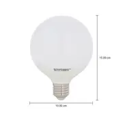 LÂMPADA LED GLOBO 100 9,5W E27 127 220V LUZ AMARELA TASCHIBRA - BRANCO - Foto 2