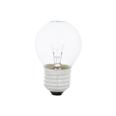 LÂMPADA INCANDESCENTE BOLINHA CLARA 15W E27 127V LUZ AMARELA TASCHIBRA