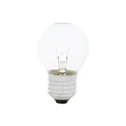 LÂMPADA INCANDESCENTE BOLINHA CLARA 15W E27 127V LUZ AMARELA TASCHIBRA - INCOLOR - Foto 1