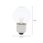 LÂMPADA INCANDESCENTE BOLINHA CLARA 15W E27 127V LUZ AMARELA TASCHIBRA - INCOLOR - Foto 2