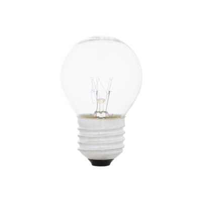 LÂMPADA INCANDESCENTE BOLINHA CLARA 15W E27 220V LUZ AMARELA TASCHIBRA