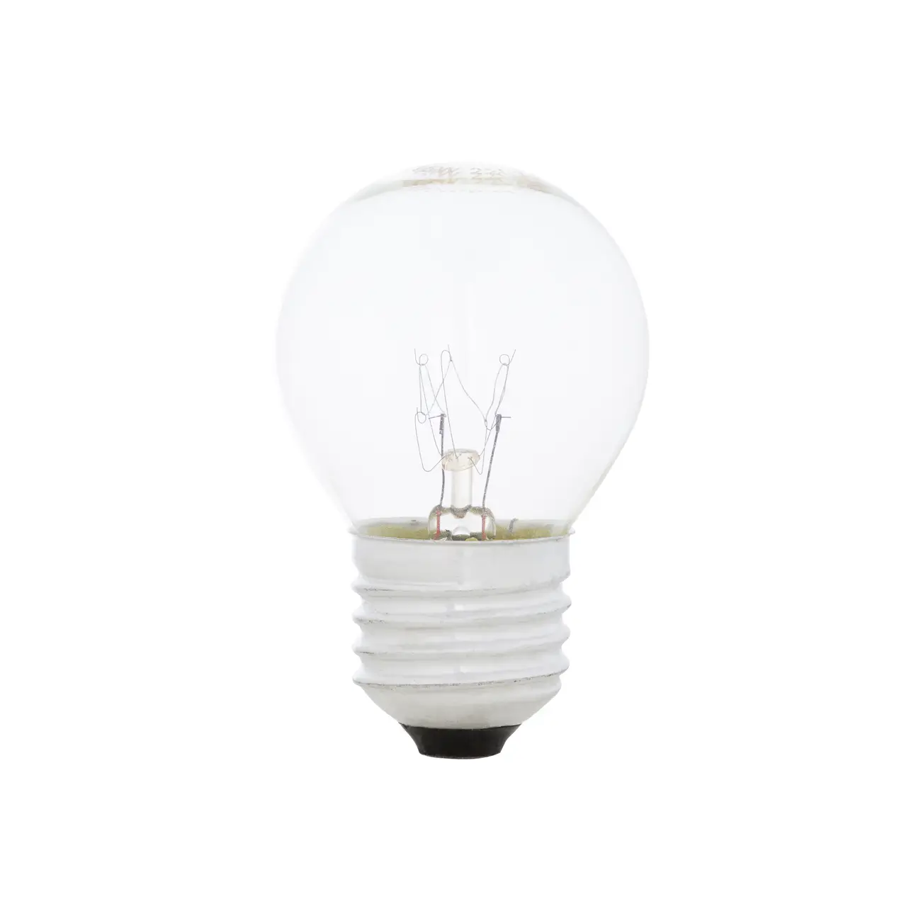 LÂMPADA INCANDESCENTE BOLINHA CLARA 15W E27 220V LUZ AMARELA TASCHIBRA - INCOLOR - Foto 1