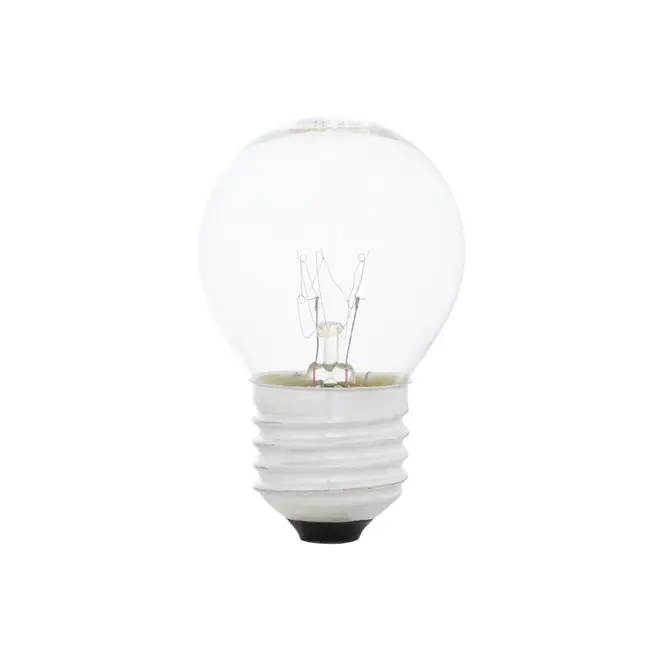 LÂMPADA INCANDESCENTE BOLINHA CLARA 15W E27 220V LUZ AMARELA TASCHIBRA - INCOLOR - Foto 1