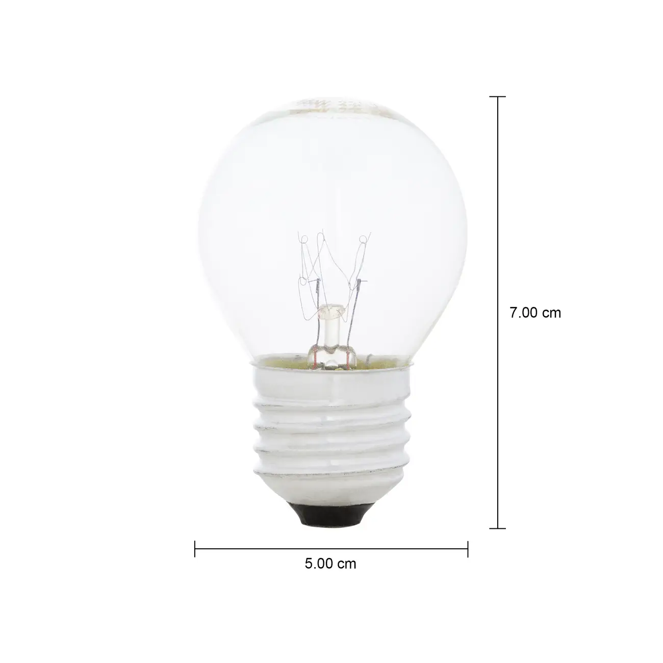 LÂMPADA INCANDESCENTE BOLINHA CLARA 15W E27 220V LUZ AMARELA TASCHIBRA - INCOLOR - Foto 2