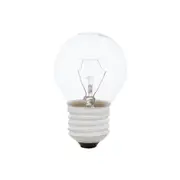 LÂMPADA INCANDESCENTE BOLINHA CLARA 40W E27 220V LUZ AMARELA TASCHIBRA - INCOLOR - Foto 1