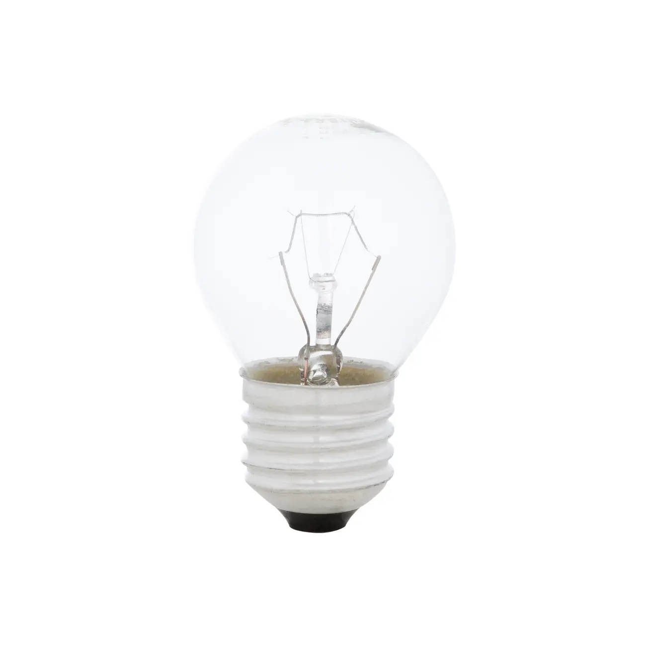 LÂMPADA INCANDESCENTE BOLINHA CLARA 40W E27 220V LUZ AMARELA TASCHIBRA - INCOLOR - Foto 1