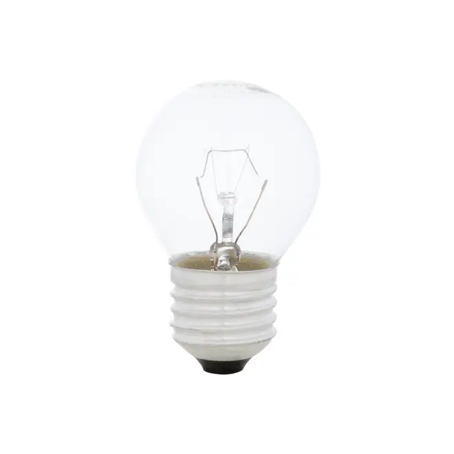 LÂMPADA INCANDESCENTE BOLINHA CLARA 40W E27 220V LUZ AMARELA TASCHIBRA - INCOLOR - Foto 1