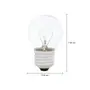 LÂMPADA INCANDESCENTE BOLINHA CLARA 40W E27 220V LUZ AMARELA TASCHIBRA - INCOLOR - Foto 2