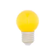 LÂMPADA LED BOLINHA AMARELA 1W E27 127V TASCHIBRA - AMARELO - Foto 1