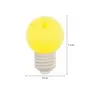 LÂMPADA LED BOLINHA AMARELA 1W E27 220V TASCHIBRA - AMARELO - Foto 2