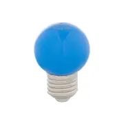 LÂMPADA LED BOLINHA AZUL 1W E27 127V TASCHIBRA - AZUL - Foto 1