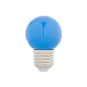 LÂMPADA LED BOLINHA AZUL 1W E27 220V TASCHIBRA - AZUL - Foto 1