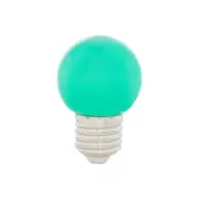 LÂMPADA LED BOLINHA VERDE 1W E27 220V TASCHIBRA - VERDE - Foto 1