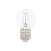 LÂMPADA LED FILAMENTO COLOR BOLINHA AZUL G45 4W E27 127 220V TASCHIBRA - INCOLOR - Foto 1