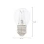LÂMPADA LED FILAMENTO COLOR BOLINHA AZUL G45 4W E27 127 220V TASCHIBRA - INCOLOR - Foto 2