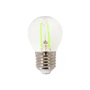 LÂMPADA LED FILAMENTO COLOR BOLINHA VERDE G45 4W E27 127 220V TASCHIBRA - INCOLOR - Foto 1
