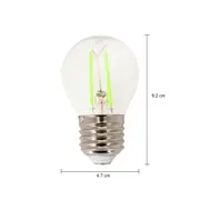 LÂMPADA LED FILAMENTO COLOR BOLINHA VERDE G45 4W E27 127 220V TASCHIBRA - INCOLOR - Foto 3