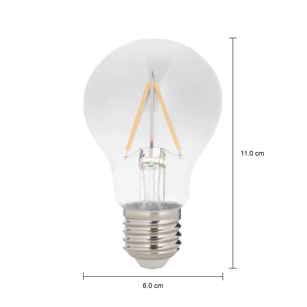LÂMPADA LED FILAMENTO FUME A60 3W E27 127 220V LUZ AMARELA TASHIBRA - SMOKE - Foto 2