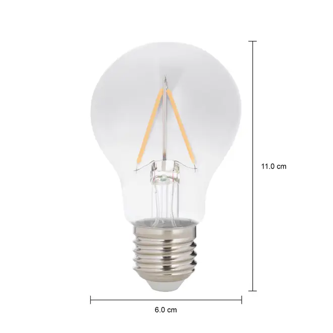 LÂMPADA LED FILAMENTO FUME A60 3W E27 127 220V LUZ AMARELA TASHIBRA - SMOKE - Foto 2