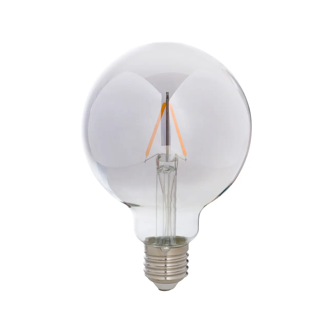 LÂMPADA LED FILAMENTO GLOBO FUME G95 3W E27 127 220V LUZ AMARELA TASHIBRA - SMOKE - Foto 1