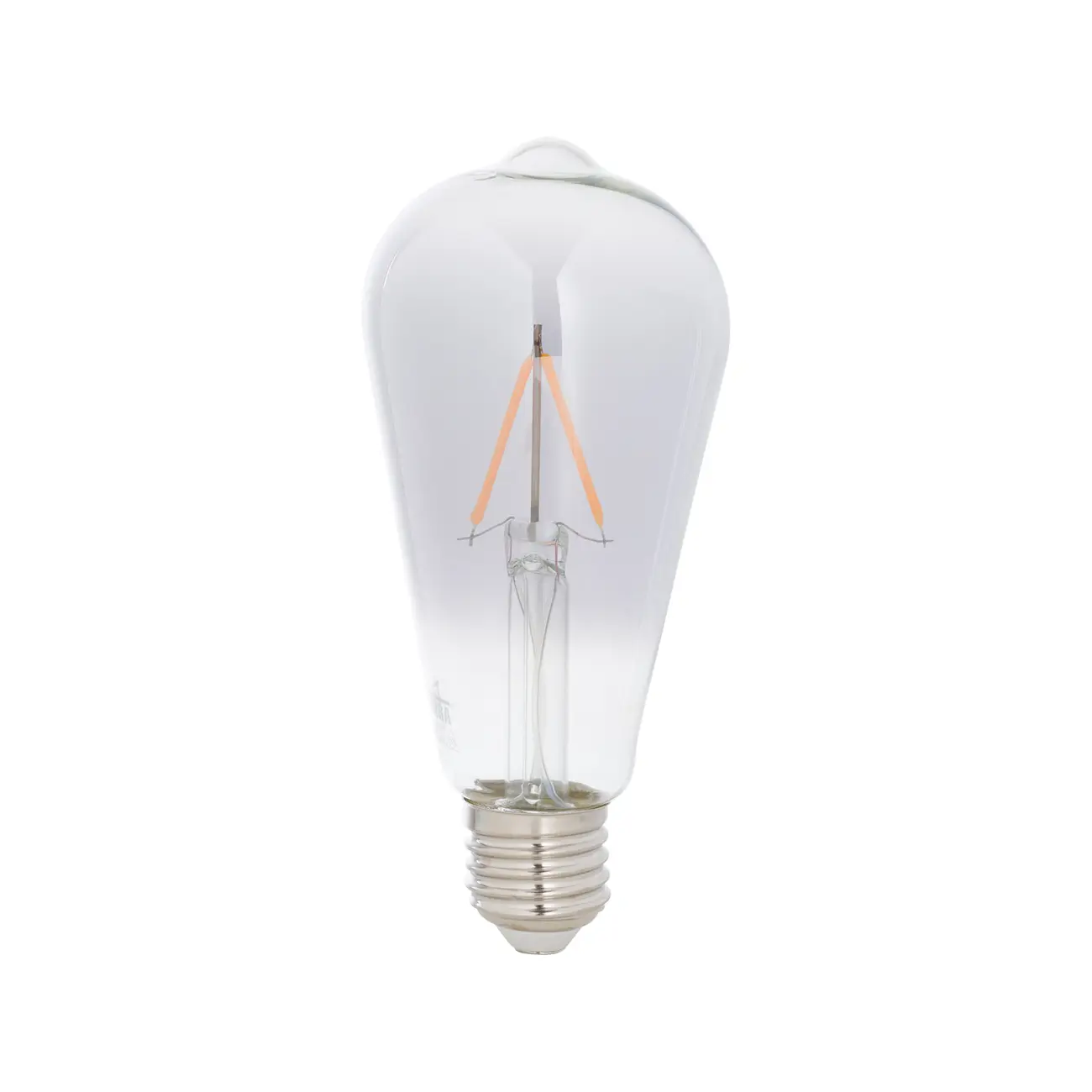 LÂMPADA LED FILAMENTO FUME ST64 3W E27 127 220V LUZ AMARELA TASHIBRA - SMOKE - Foto 1