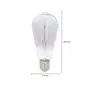 LÂMPADA LED FILAMENTO FUME ST64 3W E27 127 220V LUZ AMARELA TASHIBRA - SMOKE - Foto 2