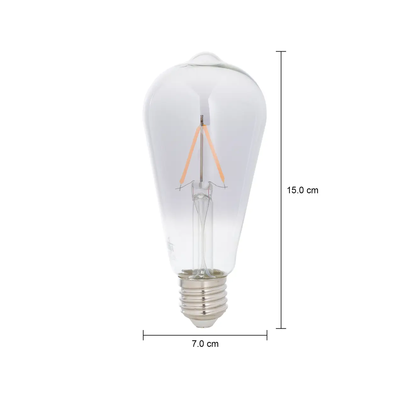 LÂMPADA LED FILAMENTO FUME ST64 3W E27 127 220V LUZ AMARELA TASHIBRA - SMOKE - Foto 2