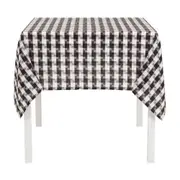 TOALHA DE MESA 1,40 M X 1,40 M PIED DE POULE - PRETO/BRANCO - Foto 1