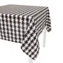 TOALHA DE MESA 1,40 M X 1,40 M PIED DE POULE - PRETO/BRANCO - Foto 3