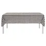 TOALHA DE MESA 1,40 M X 2,20 M PIED DE POULE - PRETO/BRANCO - Foto 1