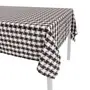 TOALHA DE MESA 1,40 M X 2,20 M PIED DE POULE - PRETO/BRANCO - Foto 3