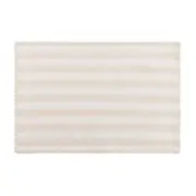 LUGAR AMERICANO TECIDO 33 CM X 48 CM MARSA - BRANCO/NATURAL - Foto 1