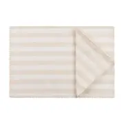 LUGAR AMERICANO TECIDO 33 CM X 48 CM MARSA - BRANCO/NATURAL - Foto 2