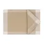 LUGAR AMERICANO TECIDO 33 CM X 48 CM CÁDIZ - BRANCO/NATURAL - Foto 2