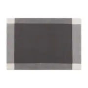 LUGAR AMERICANO TECIDO 33 CM X 48 CM CÁDIZ - BRANCO/KONKRET - Foto 1