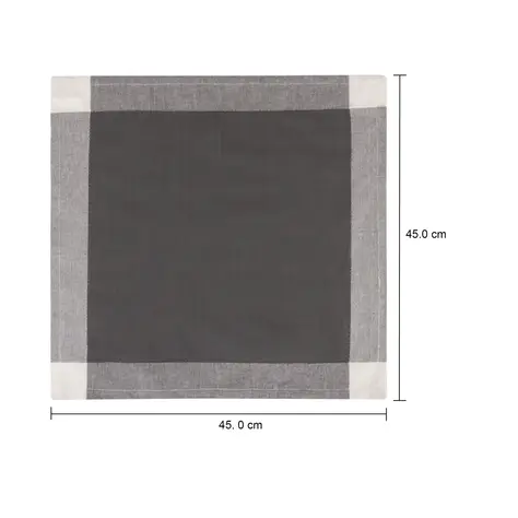 Imagem com medidas do produto GUARDANAPO TECIDO 45 CM X 45 CM CÁDIZ