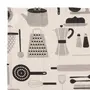 PANO DE COPA COM 2 CUCINA - NATURAL/PRETO - Foto 4