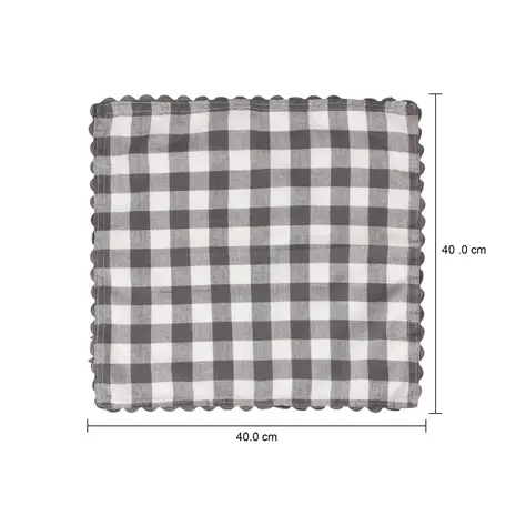 Imagem com medidas do produto GUARDANAPO TECIDO 40 CM X 40 CM DAMME