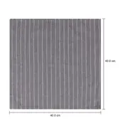 GUARDANAPO TC 40 CM X 40 CM GUSTO - CINZA/BRANCO - Foto 3