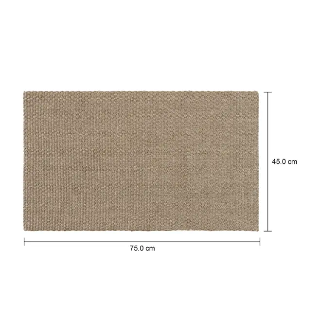 CAPACHO 45 CM X 75 CM COITÉ - ARGILA - Foto 4